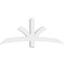 Ekena Millwork Davenport Architectural Grade PVC Gable Bracket, 60"W x 25"H x 4"D x 4"F, 10/12 Pitch GBP060X25X0404DAV00 - alternate 4